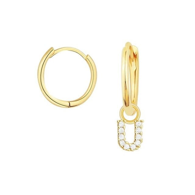 Gold Shiny You Earrings 