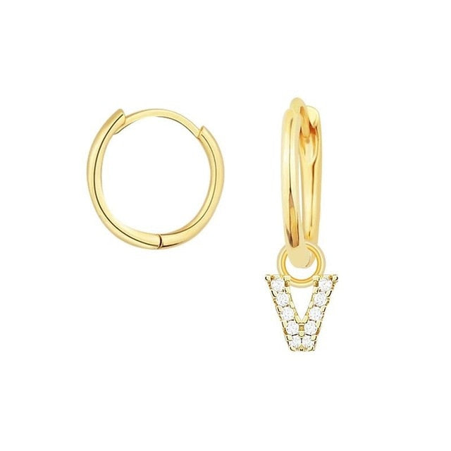 Gold Shiny You Earrings 