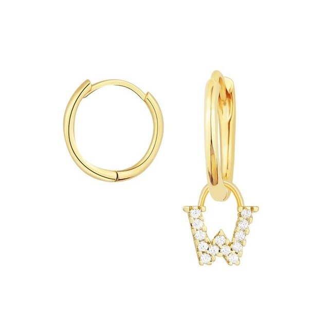 Gold Shiny You Earrings 