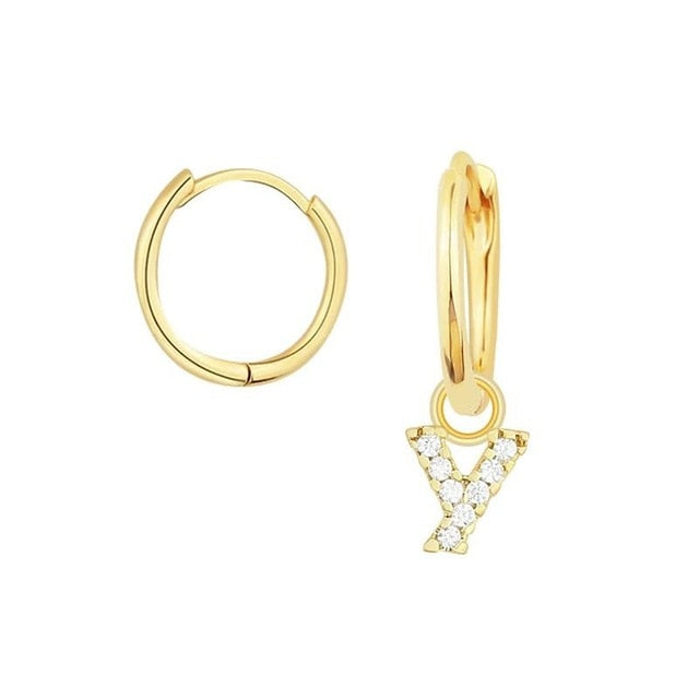 Gold Shiny You Earrings 