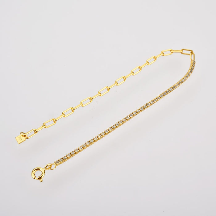 Pulsera White Luxury Oro