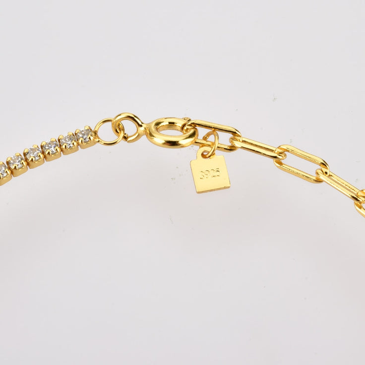 White Luxury Gold Bracelet 
