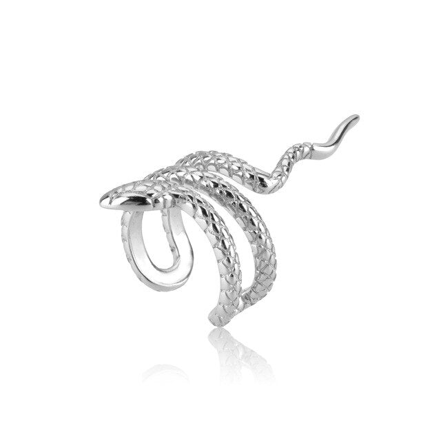 Ear Cuff Cobra Silver 