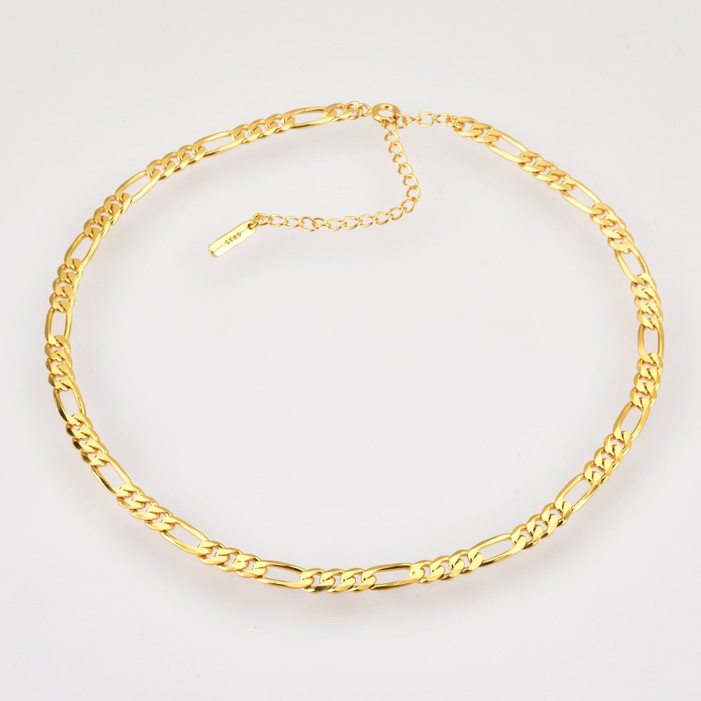 Gold Thick Liens Choker 