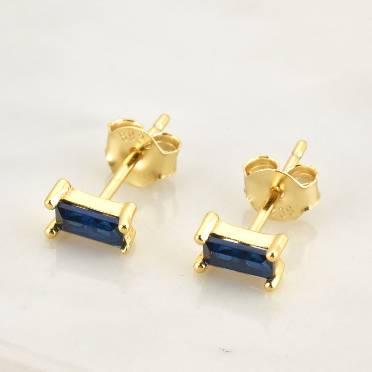 Mini Phoebe Blue Earrings 
