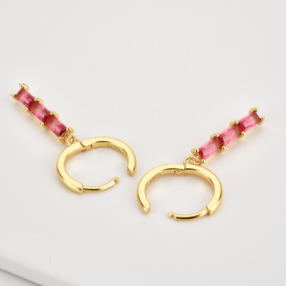 Aros Long Pink Phoebe Oro