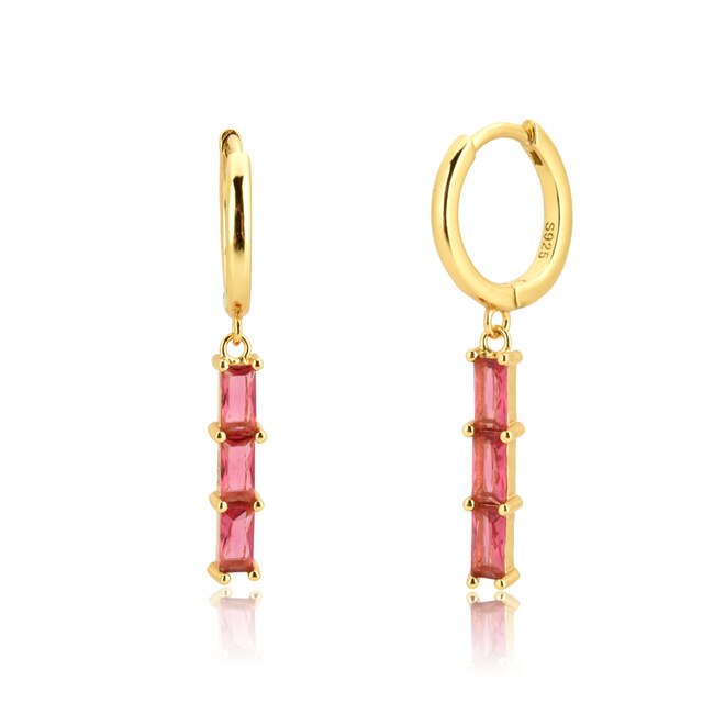 Aros Long Pink Phoebe Oro