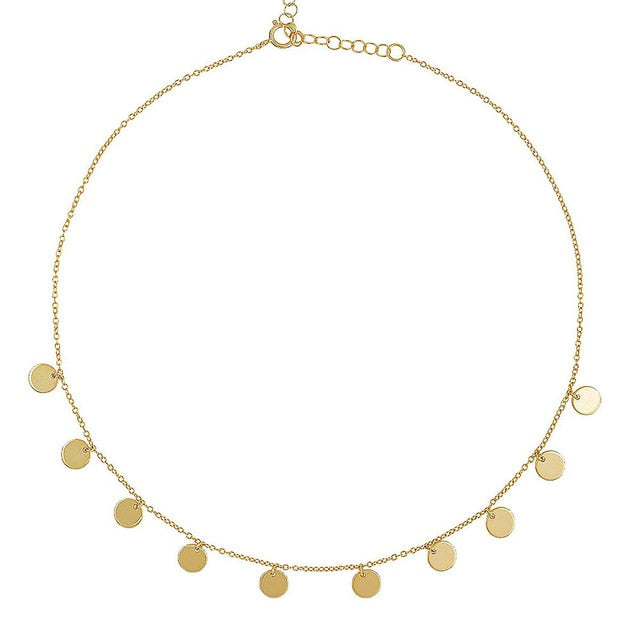 Choker Círculos Oro