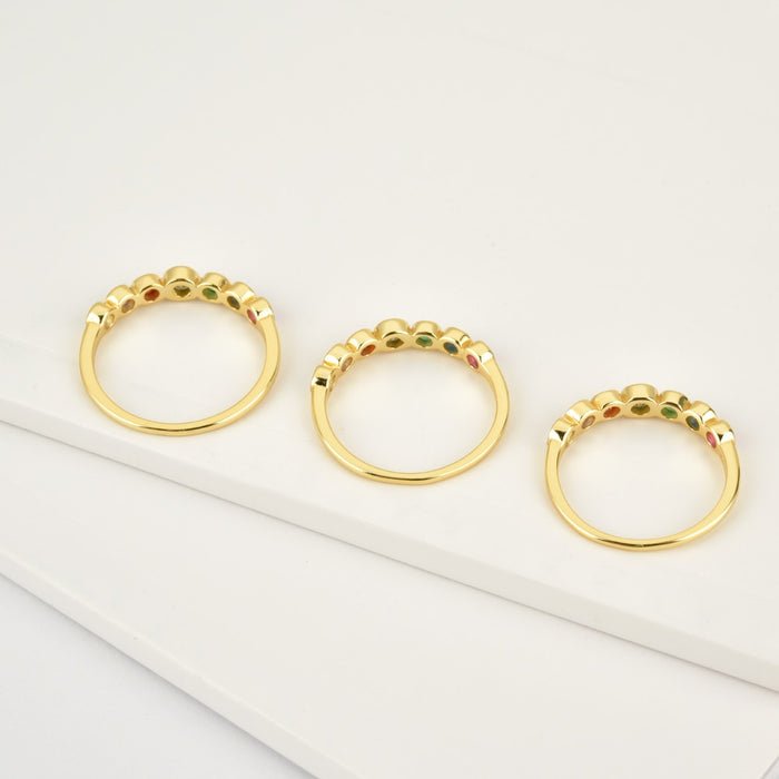 Anillo Rainbow Oro
