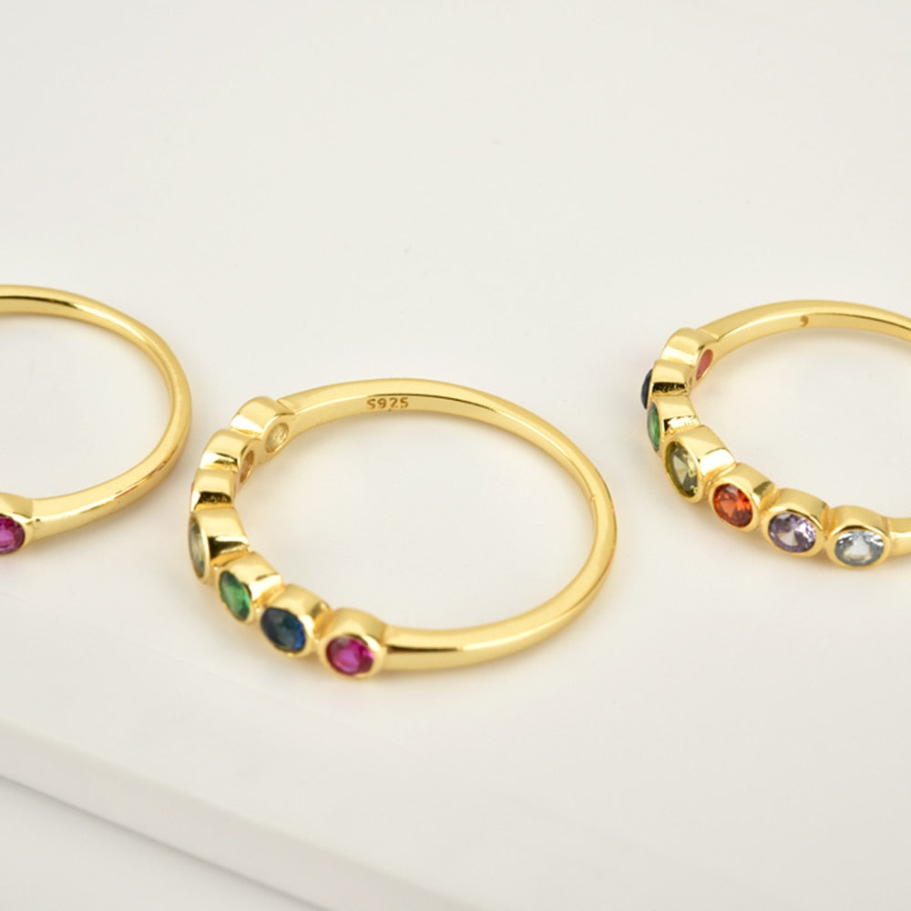 Anillo Rainbow Oro