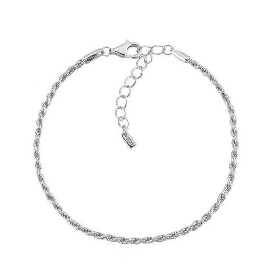 Silver Cord Bracelet 