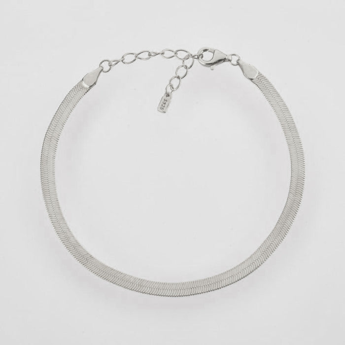 Silver Snake Chain Bracelet 