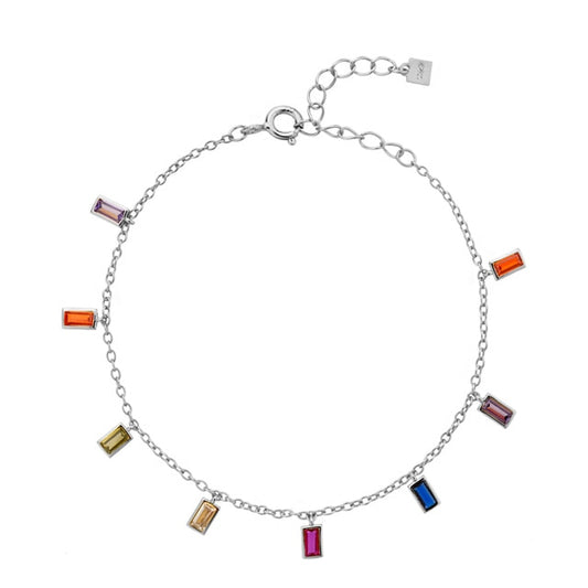 Phoebe Colors Bracelet Silver 