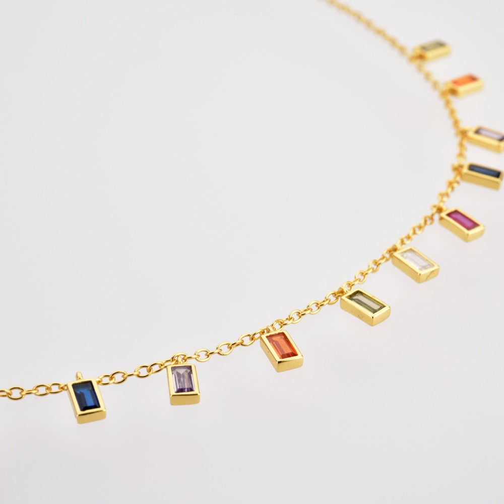 Phoebe Colors Gold Necklace 