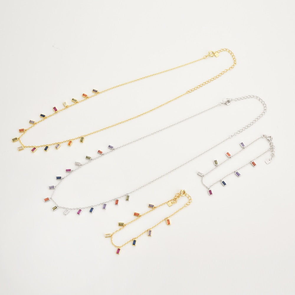 Phoebe Colors Gold Necklace 