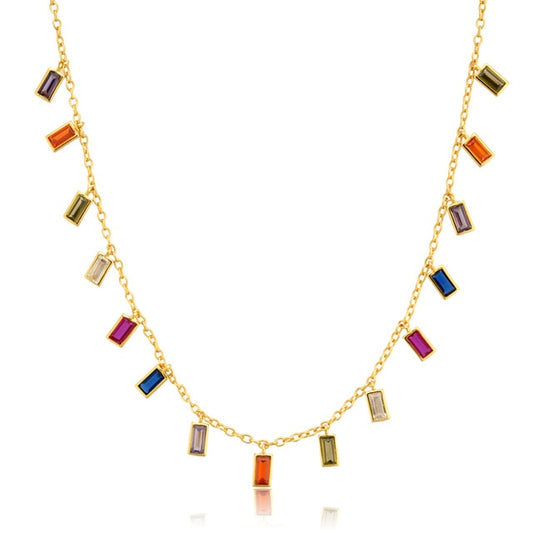 Phoebe Colors Gold Necklace 