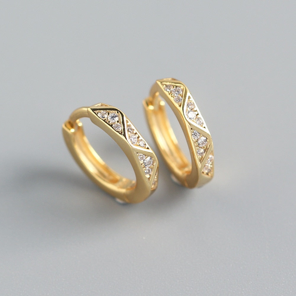 Mayan Gold Earrings 