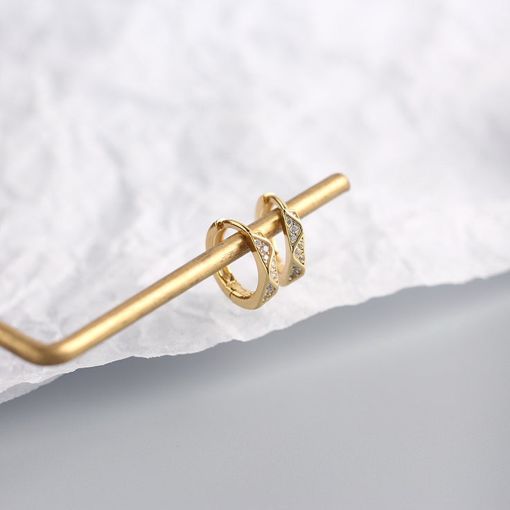Mayan Gold Earrings 