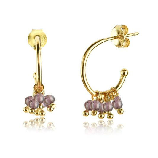 Candy Purple Earrings 