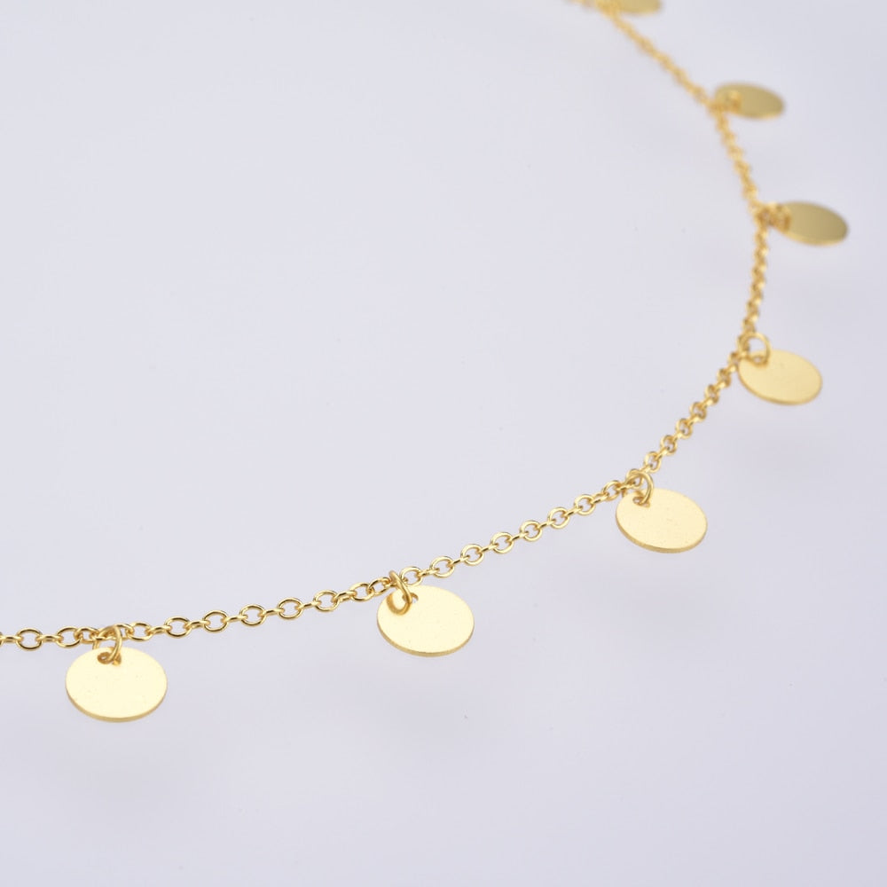 Gold Circles Choker 