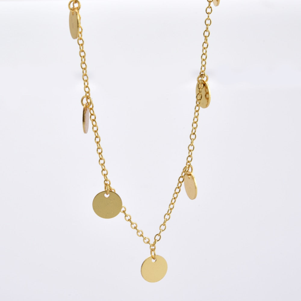 Gold Circles Choker 