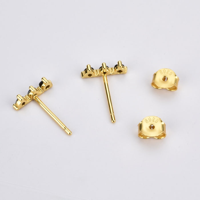 Orecchini Black Minis Oro