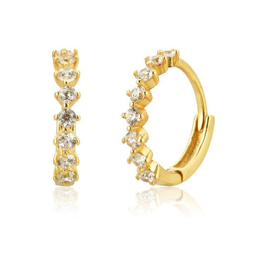 Iria White Gold Earrings 