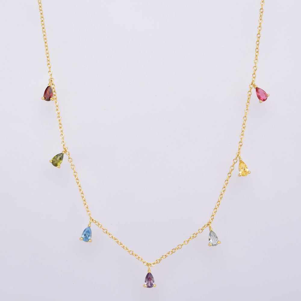 Collar Colorful Drops Oro