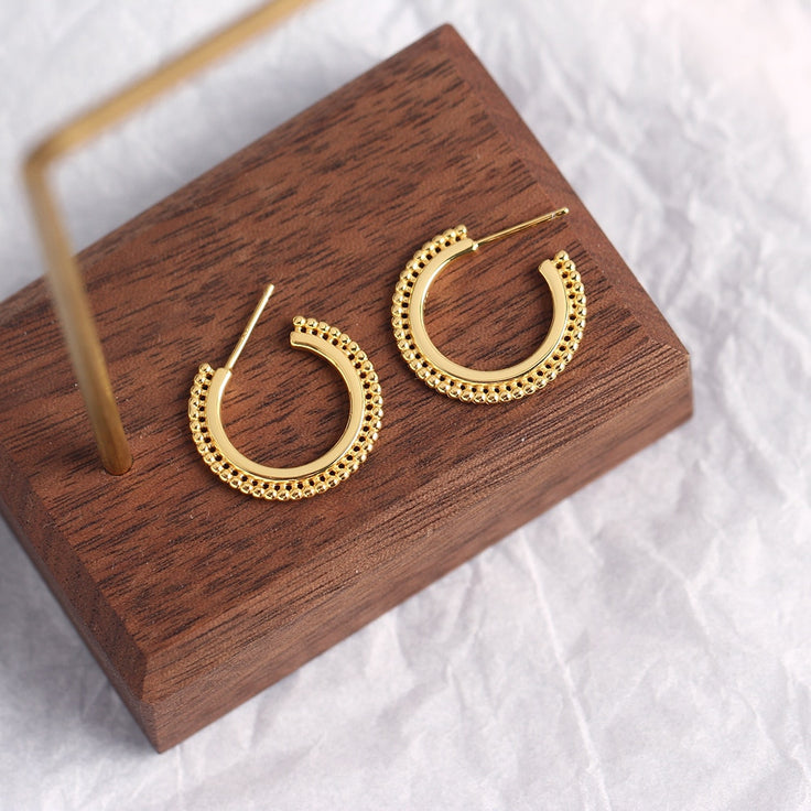 Olympus Gold Earrings 
