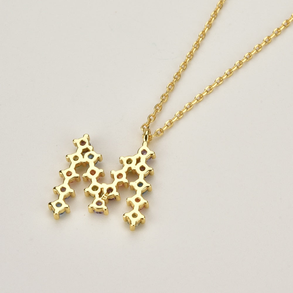 Gold Initial Candy Necklace 