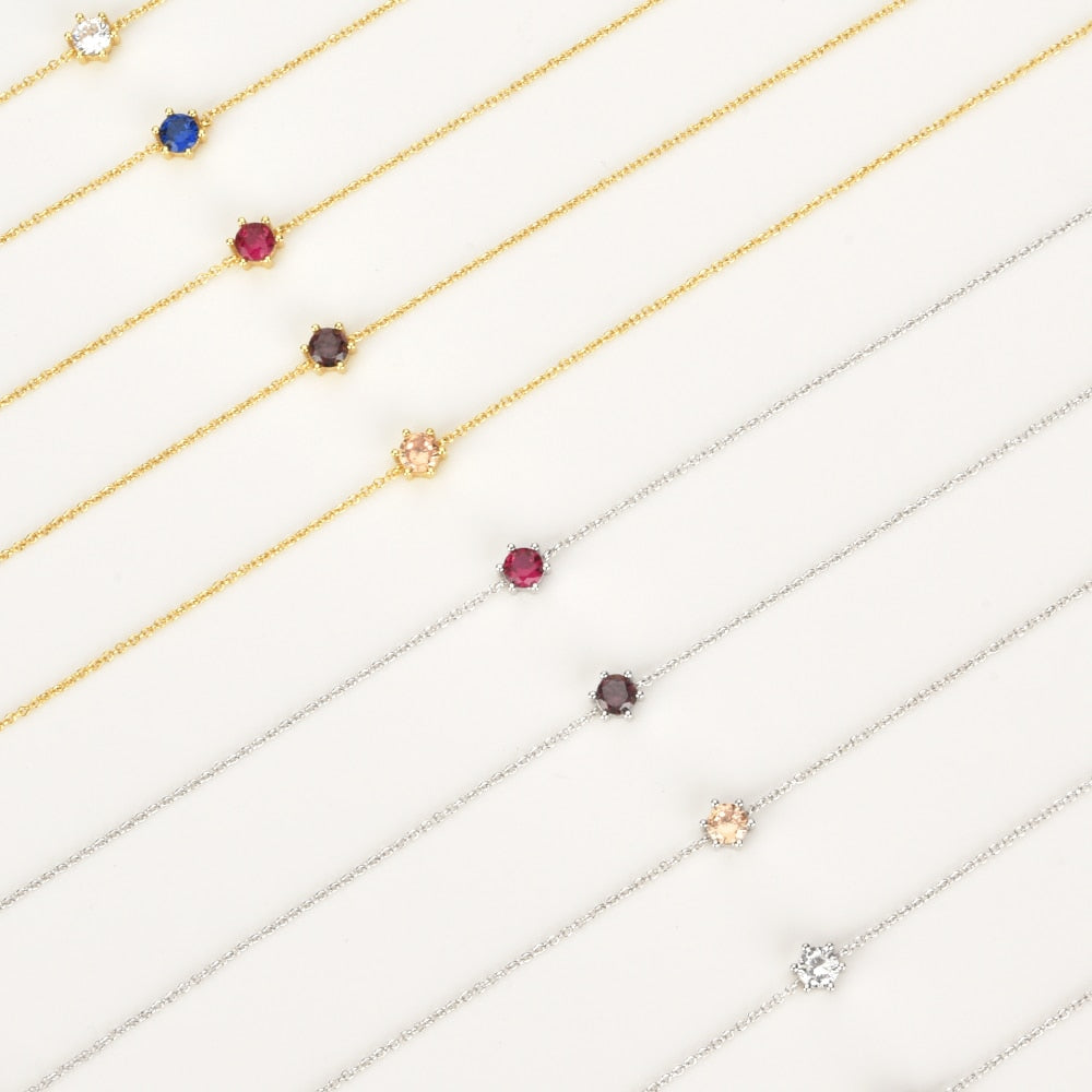 Champagne Cira Gold Necklace 