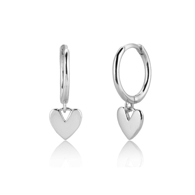 Aros Heart Plata