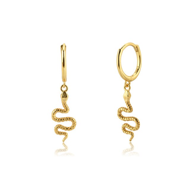 Small Poison Gold Earrings 