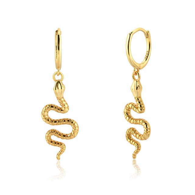 Big Poison Gold Earrings 