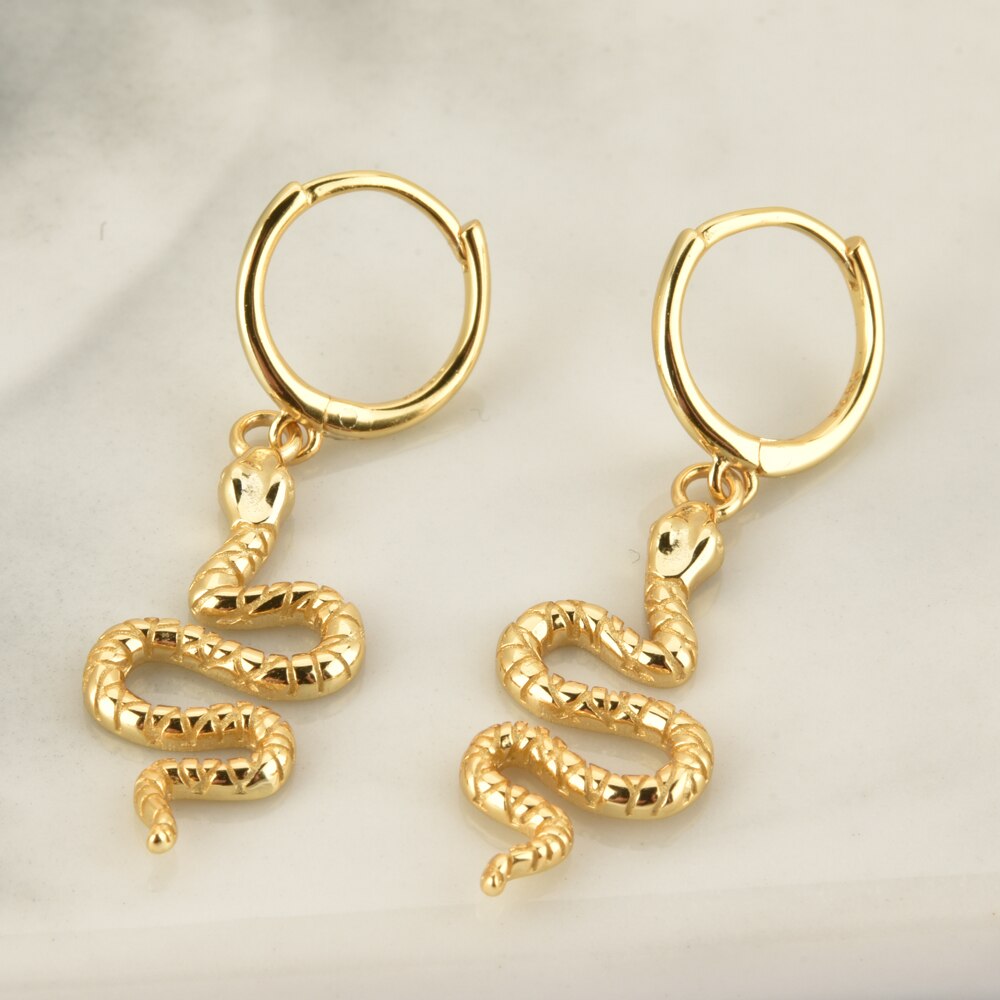 Big Poison Gold Earrings 