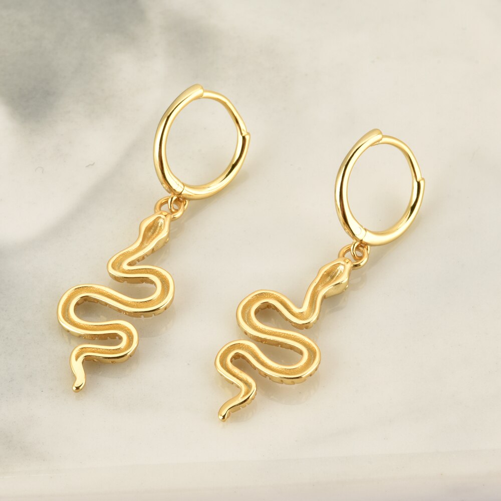 Big Poison Gold Earrings 