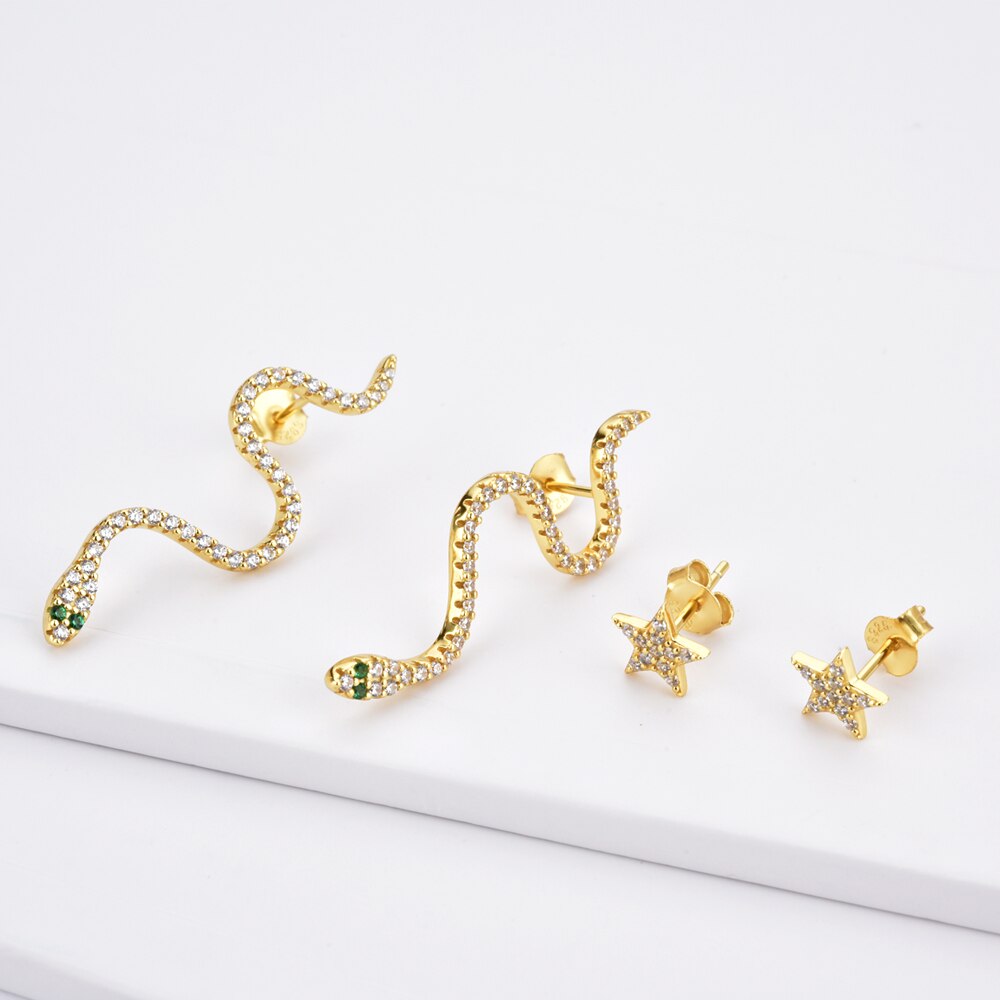 Pendientes Star Oro