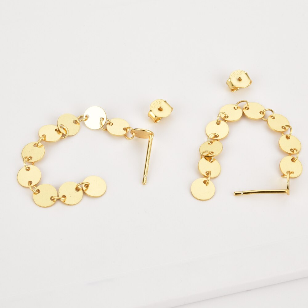 Gold Coins Earrings 