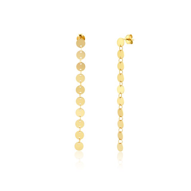 Gold Coins Earrings 