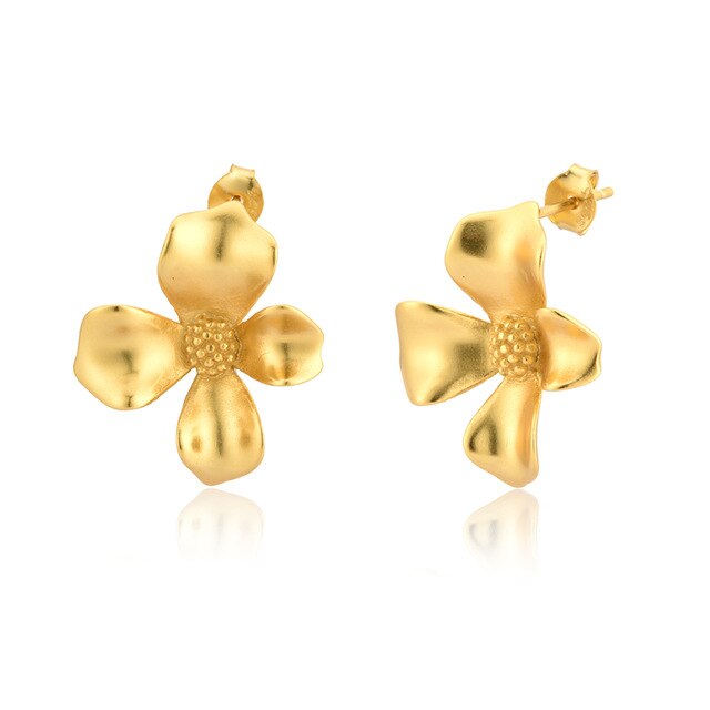 Pendientes Fleur Oro