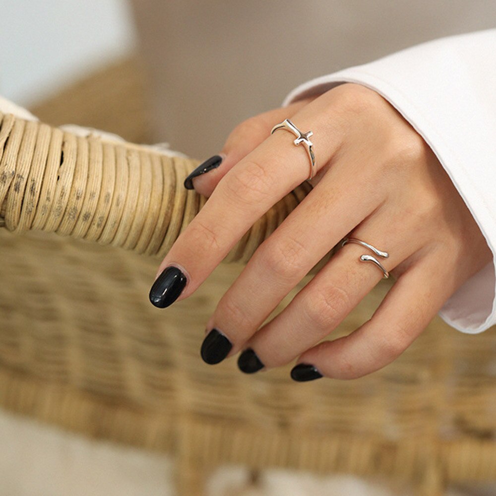 Silver Cross Ring 