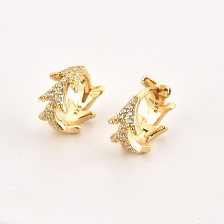 Gold Nature Earrings 