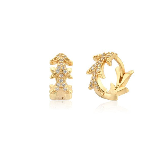 Gold Nature Earrings 