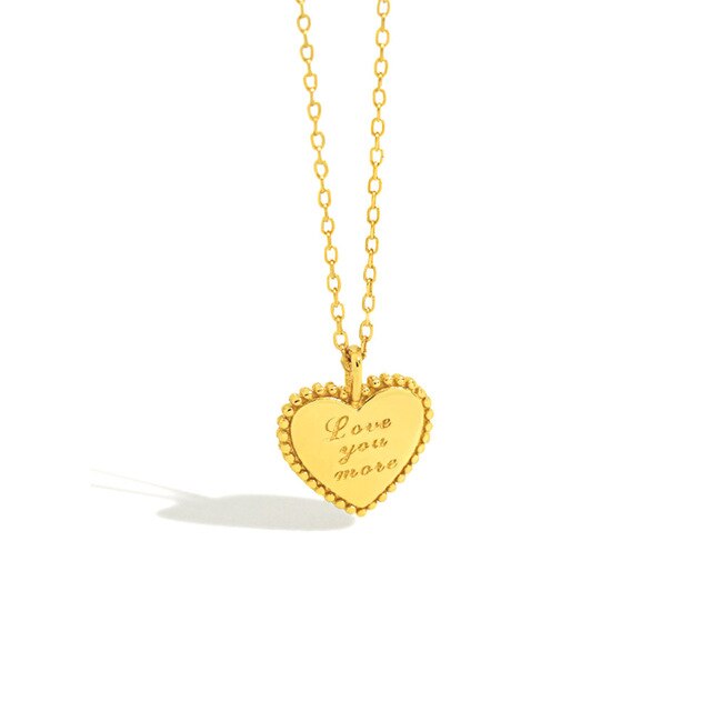 Necklace Love you more Gold 