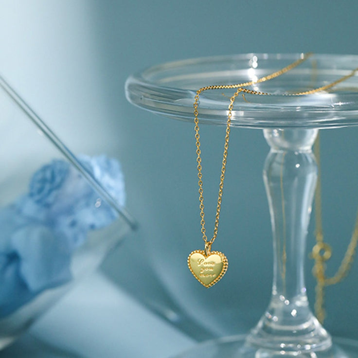 Necklace Love you more Gold 