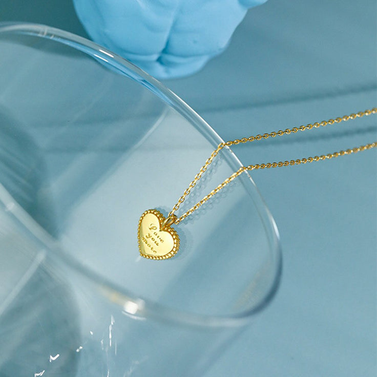 Necklace Love you more Gold 