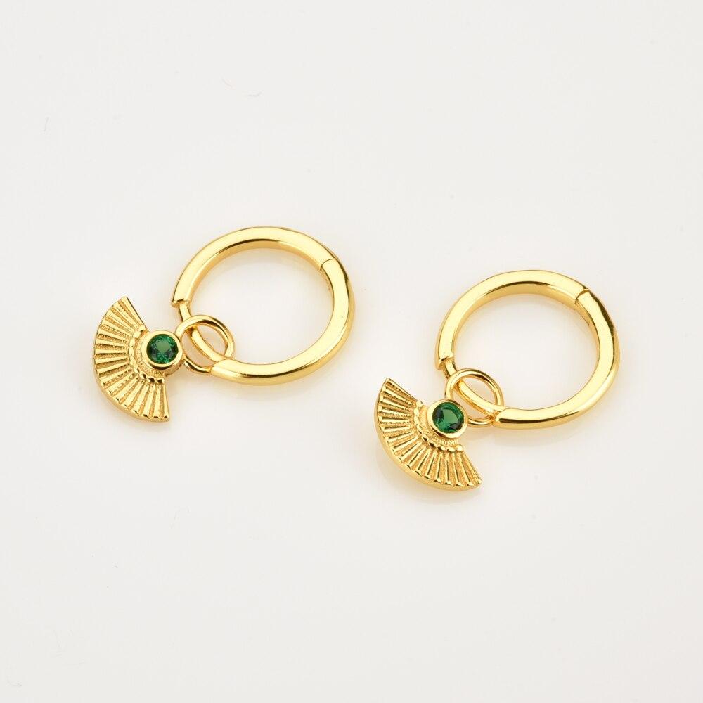 Rawa Green Earrings 