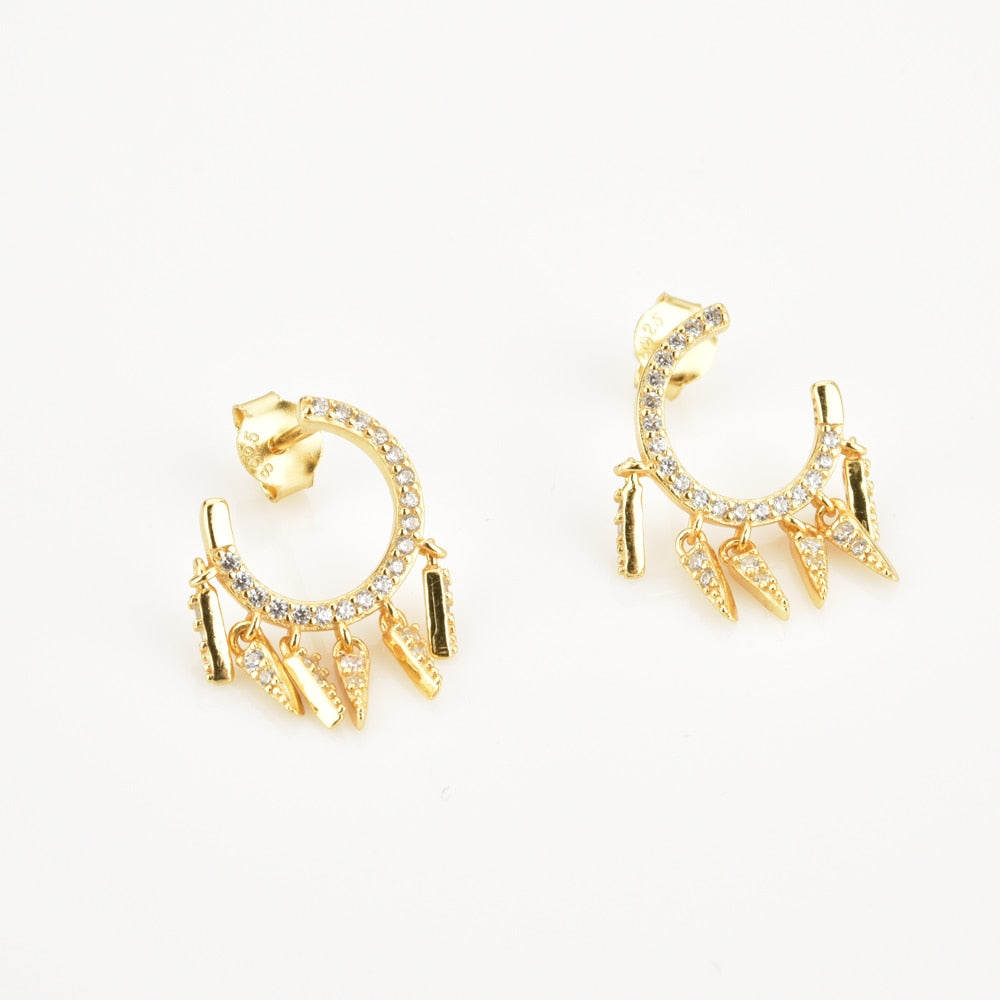 Carla Gold Earrings 