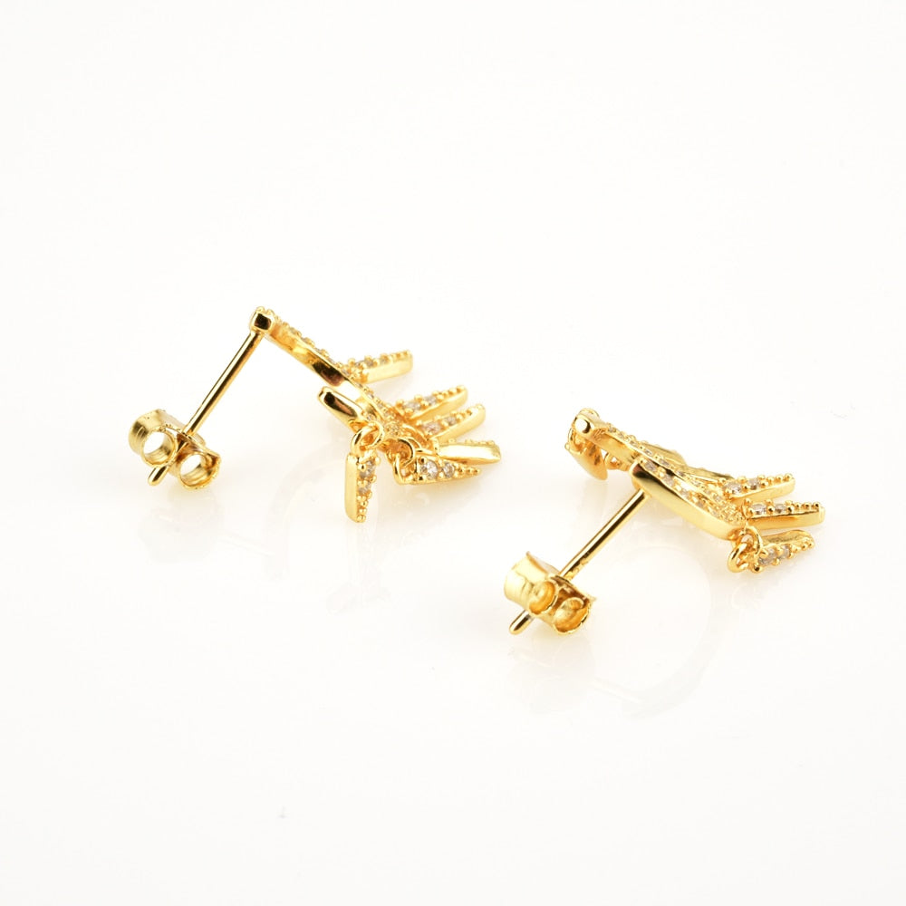 Carla Gold Earrings 