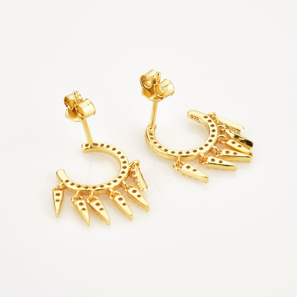 Carla Gold Earrings 